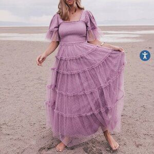 JessaKae Senna Dress in Lavender Mist Size XL